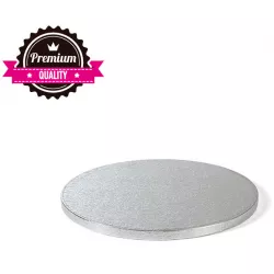 Silberunterlage für Kuchen 26 cm Dicke 1,2 cm