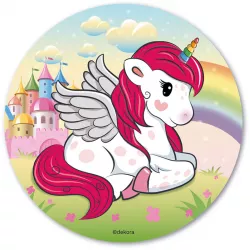 essbares Papier magischer Einhorn Unicorn 20cm