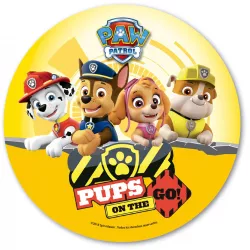 Essbares Papier Paw Patrol GO! 20 cm