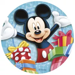 Fondant-Blatt für Kuchen Mickey und Geschenke