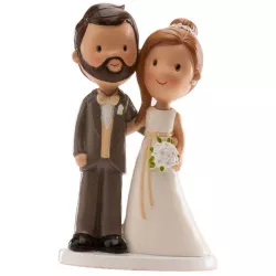 Hochzeitsfigur für den Kuchen 14 cm Neumannvermählte