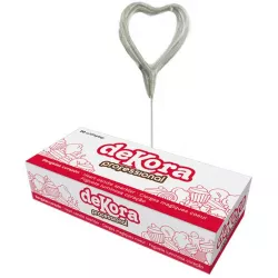 Herz-Feuerwerk für Torte, Packung 20 Stück