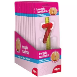 Törtchen-Fontäne mit der Nummer 7