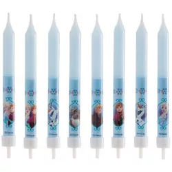 Tortenzündkerzen 9 cm Eiskönigin 8 Stücke