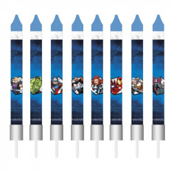 Avengers-Tortenkerzen 9 cm