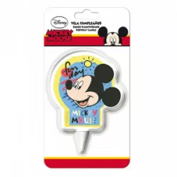 Mickey-Tortengeburtstagkerze 7,5 cm glücklicher Tag