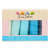 Abzieh-Set blauer Modelliermasse 5x100 g
