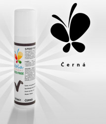 Sprayfarbe pastellfarben für Schokolade AF (schwarz) 100 ml