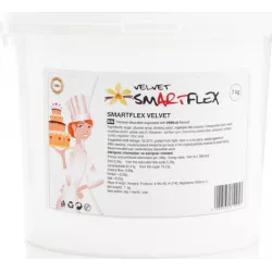 Smartflex Velvet Vanillegeschmack 7 kg (Ausroll- und Modelliermasse für Kuchen) 0049 dortis