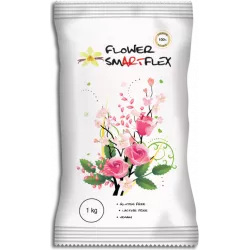 Smartflex Flower Vanille 1 kg im Beutel (Modeliermasse zum Herstellen von Blumen) 01118 tortis