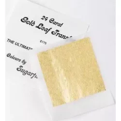 Sugarflair Transferblatt Gold 24 Karat (8 x 8 cm) 1926 dortis