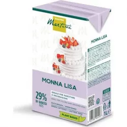 Pflanzliche laktosefreie Schlagsahne Monna Lisa (1 l) 5509 tortis