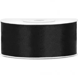 Schwarzes Band 25 mm x 25 m (1 Stück) TS25-010 tortis