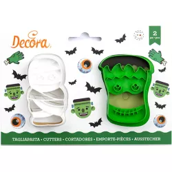 Ausstechform Mumie und Frankenstein 8 cm