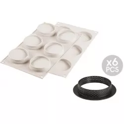 Silikonform zum Backen 3D Mini Tarte Glam