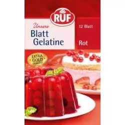 Blattgelatine – rot
