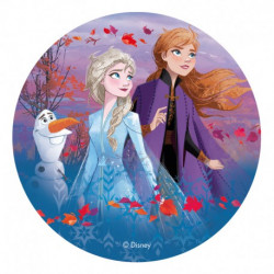 Essbares Papier Frozen 2 Anna und Elsa und Olaf 20cm