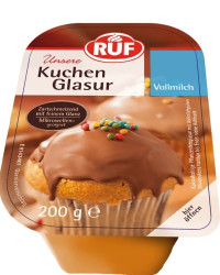 Milchschokoladen-Glasur für Kuchen 200 g