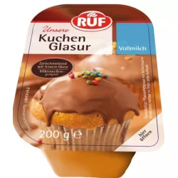 Milchschokoladen-Glasur für Kuchen 200 g