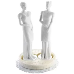Hochzeitsfigur für Torte weiß – Lesben