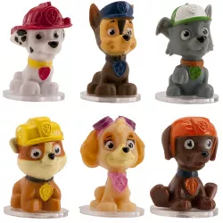Figuren für Torte Paw Patrol 4 cm 6 Stück