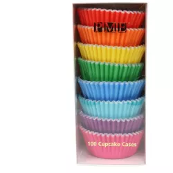 100 Stück bunter Muffinförmchen