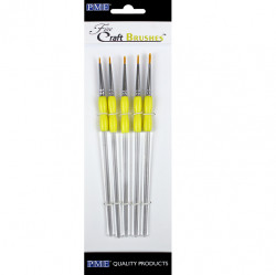 Backpinsel für Kuchendekoration 5 Stück dünn