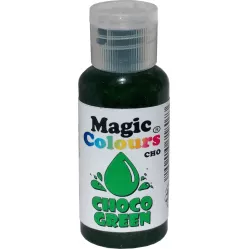 Gel-Farbpaste für Schokolade Magic Colours (32 g) Choco Green CHOGRN tortis