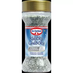Dr. Oetker silber-/weiße Perlen (65 g) DO0077 Tortendekoration