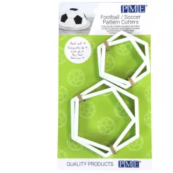 Ausstechformen für Fußballkugeln in verschiedenen Größen, 4 Stück