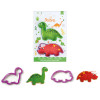 Plast-Ausstechform Dinosaurier 2 Stück