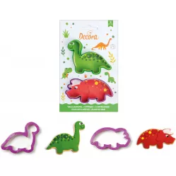 Plast-Ausstechform Dinosaurier 2 Stück