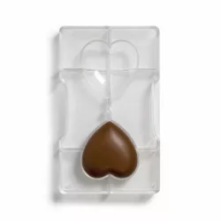 Herz-Schokoladenform 6,7x6,6 cm