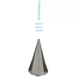 Backform: Kuchen-Dekorenspitze rund 0/1