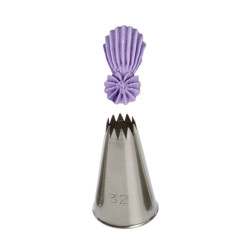 Backfischige Dekorationsspritze geschnitten 32