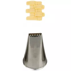 Konditorei-Verzierungsspitze 47 Netzstruktur Korb