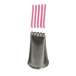 Backfisch-Dekorationsspitze 134 Fünfling?