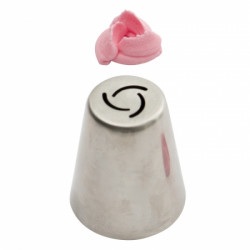 Backform: Kleine Rosen-Spritze für Kuchendekoration 26