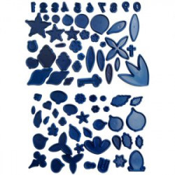 Satz zum Ausstechen und Modellieren von Blumen – 79 pcs