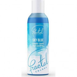 Airbrush-Farbe flüssig Fractal - Sky Blau (100 ml) 6109