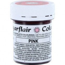 Schokoladenfarbe auf Kakaobutterbasis Sugarflair Pink (35 g) C301 tortenbasis