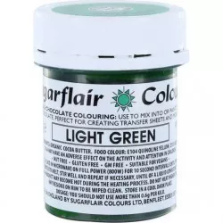 Farbe für Schokolade auf Kakaobutterbasis Sugarflair Light Green (35 g) C308 dortis