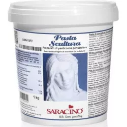 Modelliermasse weiß aus Schokoladenüberzug 1 kg DEC003K1