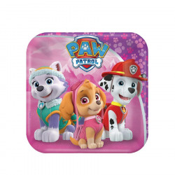Pappteller 8 ks Paw Patrol eckig 18x18 cm