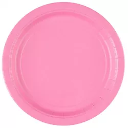 Pappteller 8 ks rosa 22,8 cm
