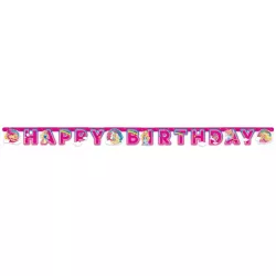 Girlande Happy Birthday Barbie 200x15 cm