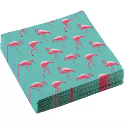 Papiér-Servietten Flamingo 20 Stück 33×33 cm