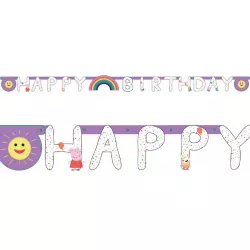 Girlanden-Glückwunsch, Schweinchen Pepa