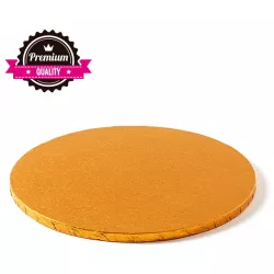 Orangenes Kuchenboden-Unterlage 30 cm Dicke 1,2 cm