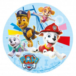 Fondant-Törtchenplatte für die Paw Patrol, 16 cm